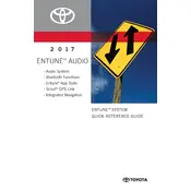 Toyota 4Runner Entune 2017 SUV manual cover