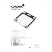 Korona 76754 Scale manual cover