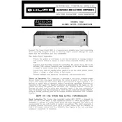 Shure M62 Microphone manual cover