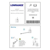 Lowrance Hook2 Inline Temp Sensor manual cover