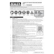 Sealey PW2500HW Pressure Washer manual cover