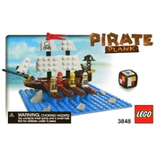 LEGO Pirate Plank 3848 Construction Set manual cover