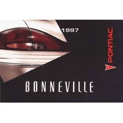 Pontiac Bonneville 1997 manual cover