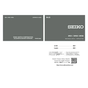 Seiko 6R31 manual cover