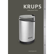 Krups GX204D51 Coffee Grinder manual cover