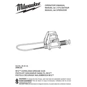 Milwaukee M12 2446-20 Gun manual cover