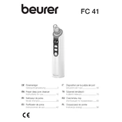 Beurer FC 41 Pore Cleanser manual cover