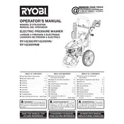 Ryobi RY142300 Washer manual cover