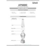 Aztech APB880 Blender manual cover