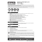 Sealey TP55.V3 Pump manual cover