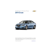 Chevrolet Cruze 2011 manual cover