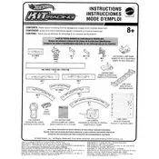 Hot Wheels Mattel K.I.T. Racing Test Trax 56599 Toy manual cover