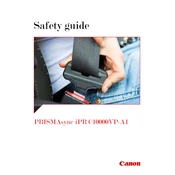 Canon PRISMAsync iPR C10000VP-A1 manual cover