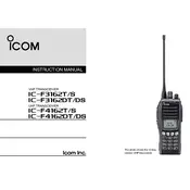 Icom IC-F3162DS Transceiver manual cover