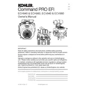 Kohler ECH940 Engine manual cover