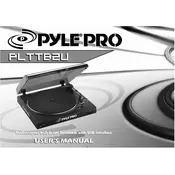 Pyle PLTTB2U Turntable manual cover