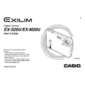 Casio EXM20U Camera manual cover