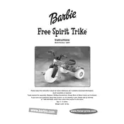 Fisher Price Mattel Barbie Free Spirit Trike 72639 Toy manual cover