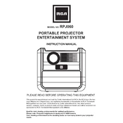 RCA RPJ060 Projector manual cover