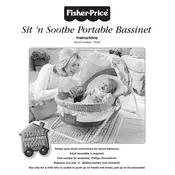 Fisher Price Mattel Sit n Soothe Portable 79338 Bassinet manual cover