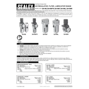 Sealey SA106 Regulator manual cover