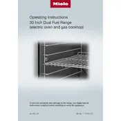 Miele HR 1924-3 G DF Range manual cover