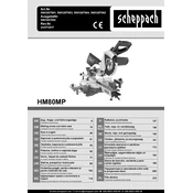 Scheppach HM80MP 5901207901 Saw manual cover