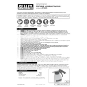 Sealey PSB05 Blasting Gun manual cover