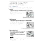 Acura TLX Audio Operation 2017 Sedan manual cover