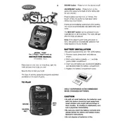 Radica Mattel Pocket Slot I5007 Toy manual cover