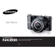 Samsung NX200 Camera manual cover