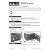 Sealey SCFS04 Safe manual cover