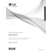 LG DLG5002W DLG5002W.ABWEEUS Dryer manual cover