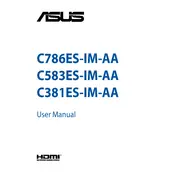 ASUS C381ES-IM-AA Computer manual cover