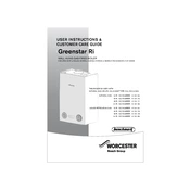 Worcester Greenstar 12Ri 2008 Boiler manual cover