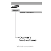 Samsung TX-S2783 TV manual cover