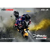 TVS Apache RTR 310 Motorcycle manual cover