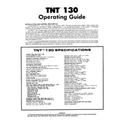 Peavey TNT 130 Amplifier manual cover