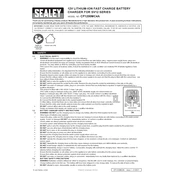 Sealey CP1200MC4A Charger manual cover