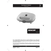 Sencor SSM 1100 Sandwich Maker manual cover