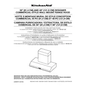 KitchenAid KVWC956KSS Hood manual cover