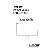 ASUS ProArt Display PA279Q Monitor manual cover