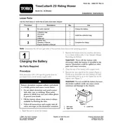 Toro TimeCuter ZD420T 74437 Mower manual cover