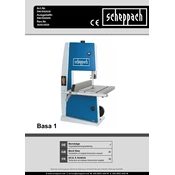 Scheppach Basa 1 5901502938 Saw manual cover