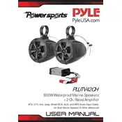 Pyle PLUTV42CH Speaker manual cover