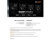 be quiet! Silent Wings 80mm PWM Fan manual cover