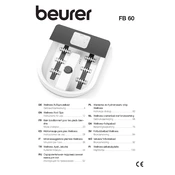 Beurer FB 60 Foot Spa manual cover