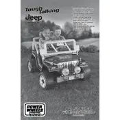 Power Wheels Mattel Jeep Tough Talkin T6138 Toy manual cover