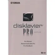 Yamaha Disklavier PRO Series Piano manual cover