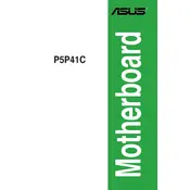 ASUS P5P41C Motherboard manual cover